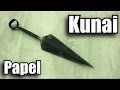 Como fazer uma Kunai de papel! - (Naruto)