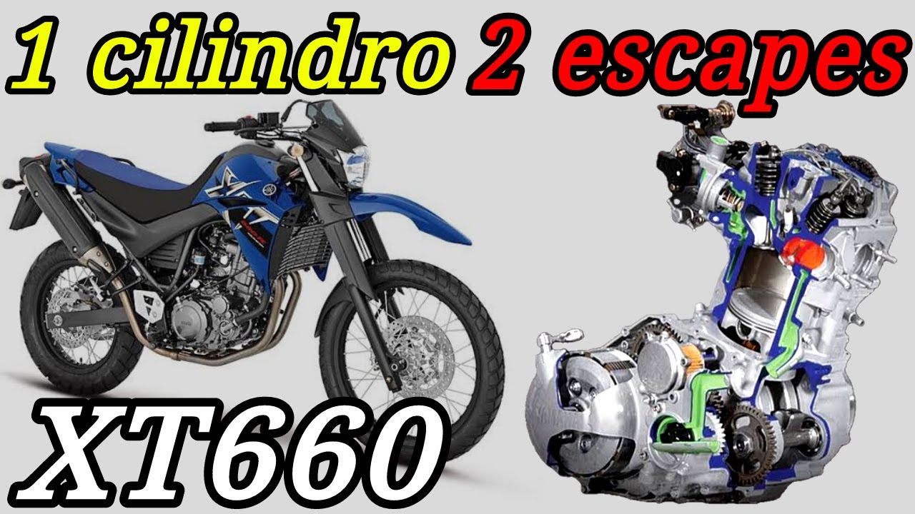 Yamaha XT660 - um monocilíndrico com 2 saídas de escapamento! Como funciona seu Big Single?