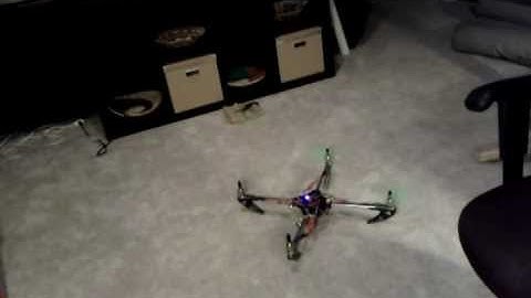 First test flight, Witespy Flip MWC on x525 frame