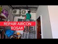 Repair Aircon Sebelum Sambutan Hari Krismas, Kota Samarahan Sarawak