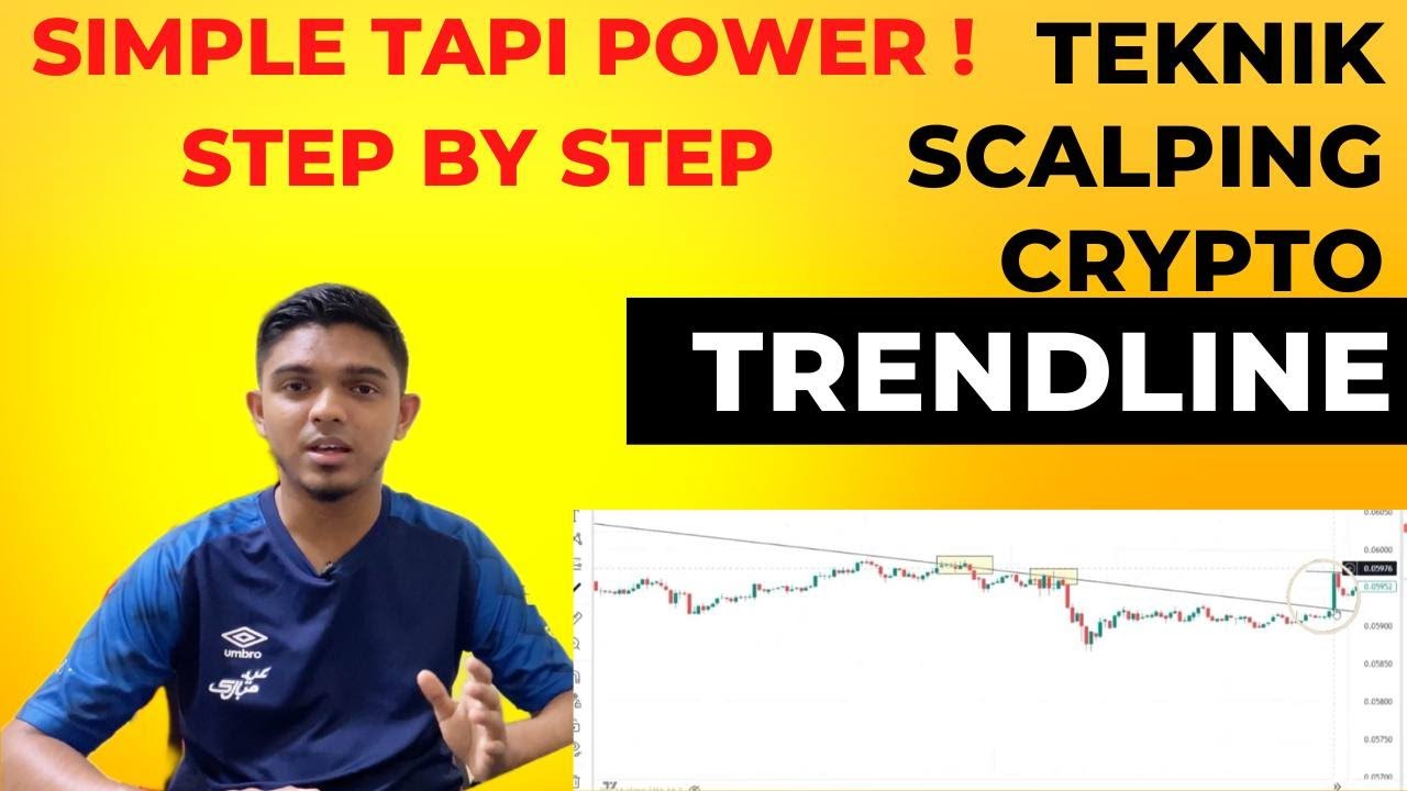 TEKNIK SCALPING CRYPTO TRENDLINE STEP BY STEP