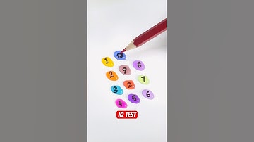 IQ Test | Count Numbers 1-10 With Water Drop💧 #drawing #alphabet #tricks #satisfying