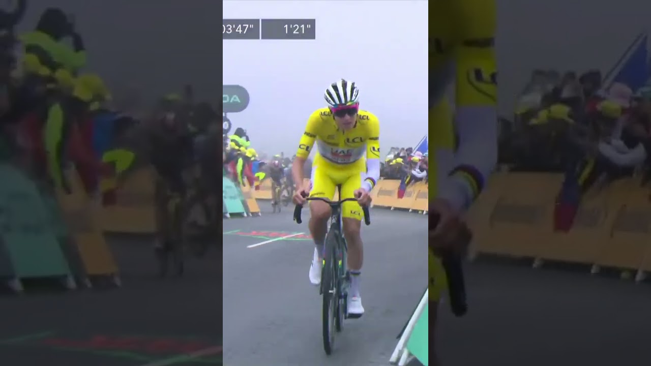 Total Tour domination! 👀 Tadej Pogačar gains more time on his GC rivals on the Col de la Loze! 👏