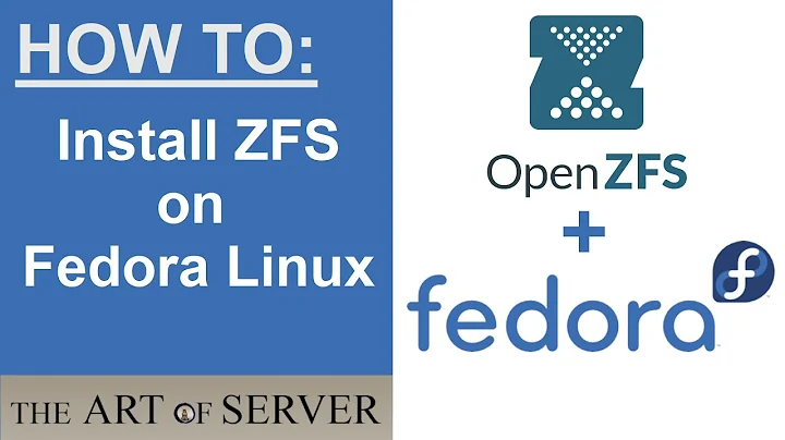 How to install ZFS on Fedora Workstation Linux | on my HP Z840