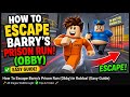 How to Escape Barry's Prison Run (Obby) in Roblox! 🔓 Full Walkthrough & Easy Guide