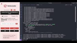 Control Services and Daemons | RHCSA GURU