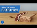 How to make easy diy coasters  diy woodworking