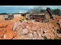 Part 71| Big Land Filling Continuing Add More Rock Operation Dozer Moving Rock Leveling Land