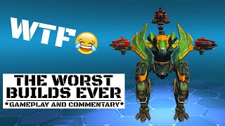 War Robots-WORST Builds Ever GAMEPLAY-War Robots Funny Wr