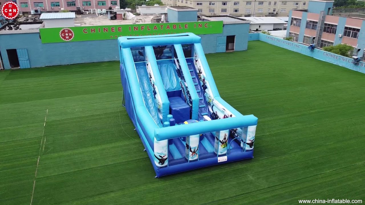 Inflatable Dry Slide How to Train Your Dragon Inflatable park for kids ...