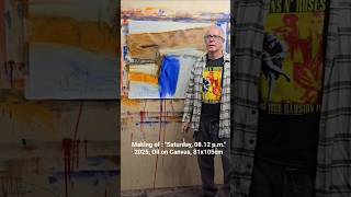 Making of: "Saturday, 08.12 p.m." 2025 Oil on Canvas 81x105cm #singulart #artmajeur #saatchigallery