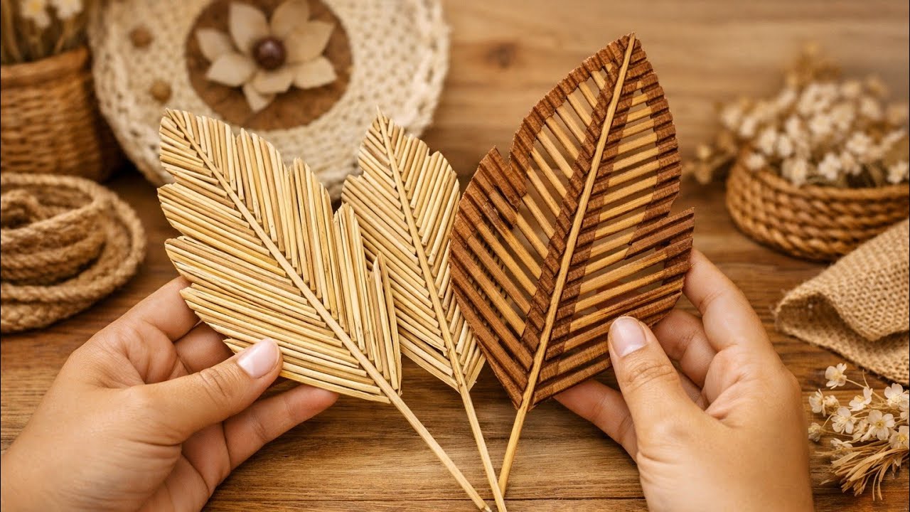 Leaf wall decoration 5 ideas