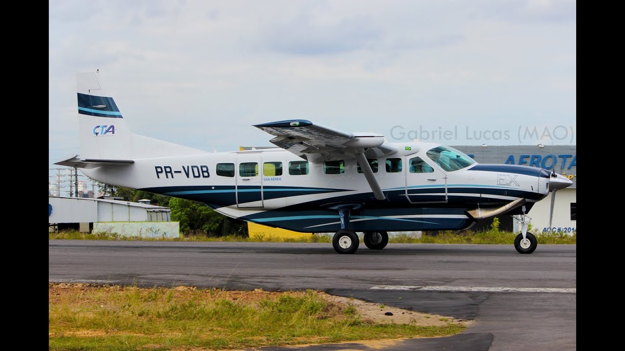HD] FLORES - CTA Taxi Aéreo Cessna C208B Grand Caravan EX PR-VDB SWFN -  YouTube