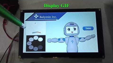 Bolymin UART HMI TFT LCD Solution