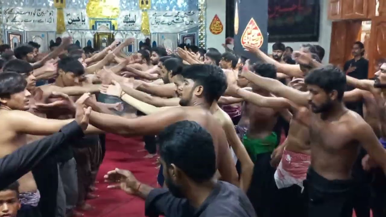 Anjuman E Haye Hussain a.s Karbala noha khowani & seena zani matam 14.09.2022