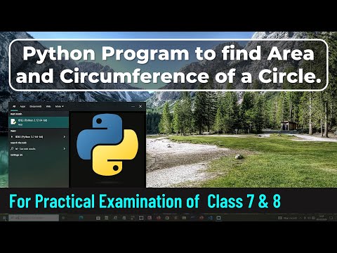 Annual Exam Practical - 2024 | TOUCHPAD | Class 8 | Class 7 | Python | #debs coding hub | Circle