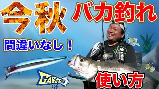 今秋、コノシロパターンで大活躍、間違いなし!ガボッツ150の使い方【 Blue Blue】