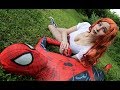 Spider-Man Vs Power Rangers! Batman and Mary Jane! Real Life Superhero Movie