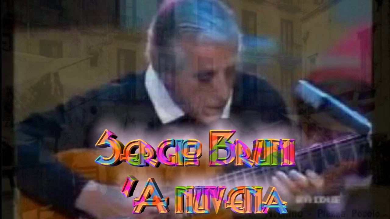 Sergio Bruni  'A nuvena Con testo, (anche Italiano) Video Mario Ferraro