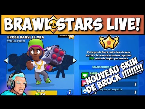 Brawl Stars Nouveau Skin Brock Danse Le Mia Youtube - tireur d'elite brawl stars polli