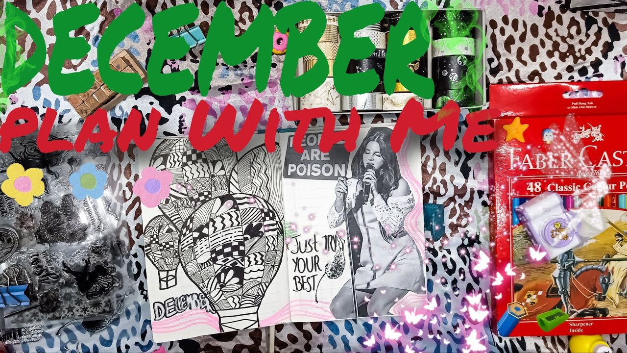 PLAN WITH ME | December 2021 Bullet Journal Setup | NO TALKING