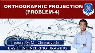 BED - Orthographic Projection - Problem 4 - Engineering Graphics - Basic Engineering Drawing