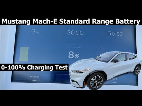 Mustang Mach-E: 0-100% Standard Range Battery Charging Test