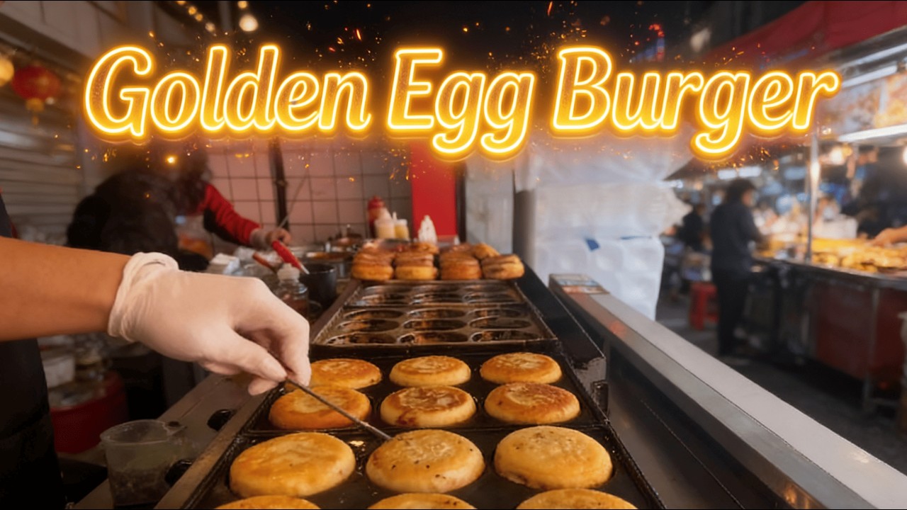 Make Money Selling Golden Meat & Egg Burgers, 600 Sold Every Day!