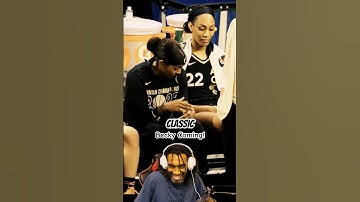 Becky Coming, still one of my fav. #sidneycolson #ajawilson #antics #funny #wnba #laughs
