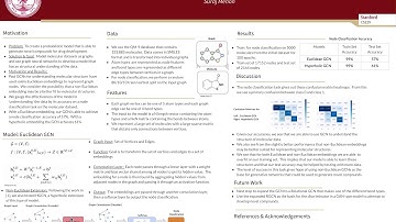 CS229-Understanding Molecular Data using Graph Neural Networks