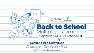 GGJ + Photon Multiplayer Game Jam 2022 Awards Presentation