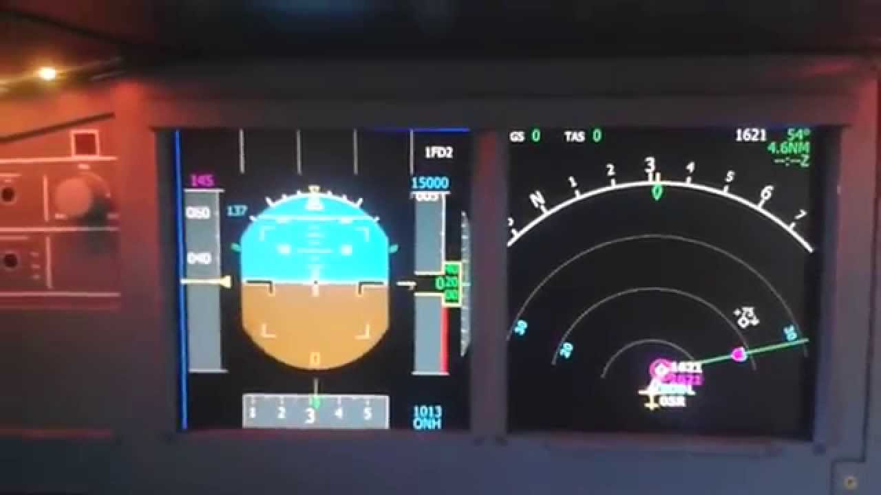 Pushback and Takeoff in Düsseldorf with my A320 Homecockpit