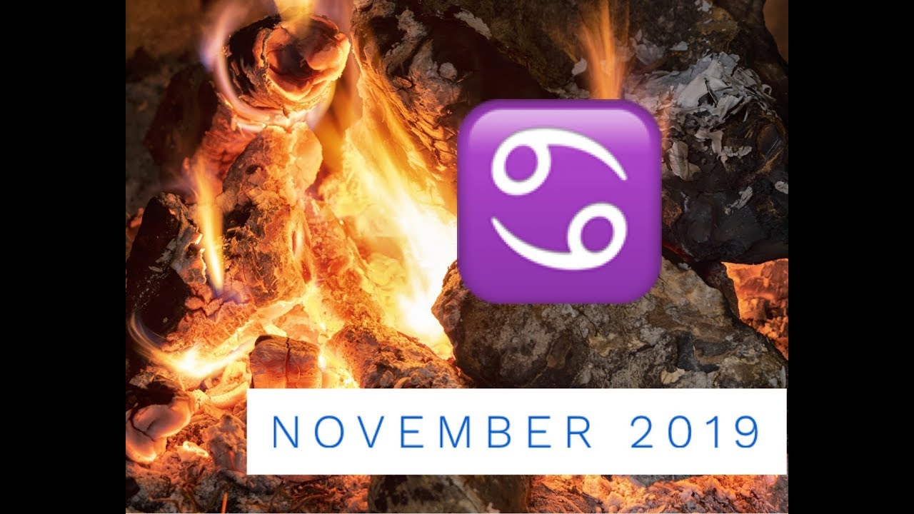 Cancer Monthly Tarot Reading - "Be conscious of your own energy" - November 2019