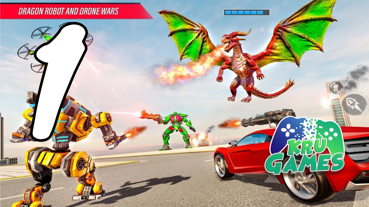 Drone Robot Car Transforming Game– Car Robot Games Gameplay #1 All Levels  (Android, IOS) - YouTube