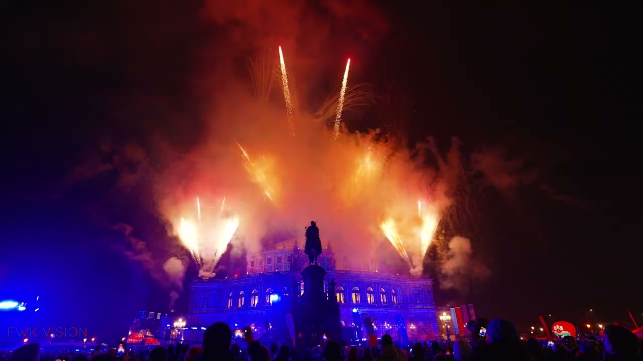 101.SemperOpernball Dresden 2026 / Feuerwerk | FwkVision | 4K