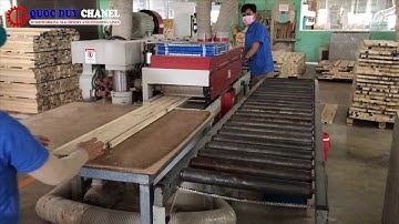 MULTIPLE RIP SAW MACHINE SHK 3200 (HEAVY DUTY) | QUOC DUY WOODWORKING MACHINE