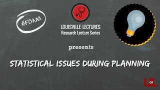 Statistical Issues During Planning by Dr. Furmanek
