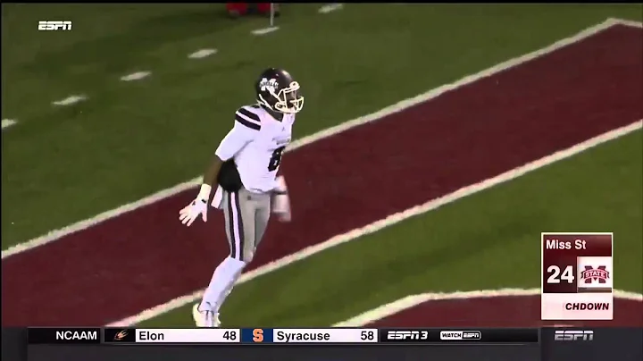 FRED ROSS WR #8  Mississippi St vs Arkansas
