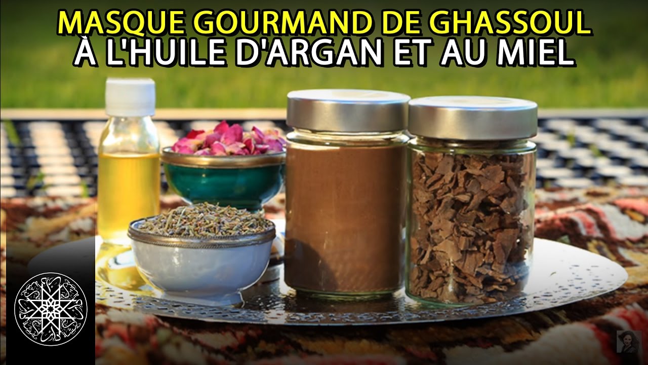 Masque Visage Argile Rhassoul Ghassoul à L'aloé Vera BIO - 100% Naturel, 200g, Neuf