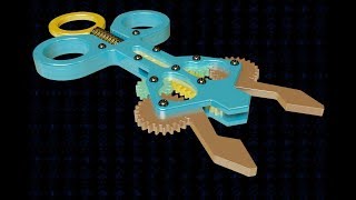 Hand Gripper Mechanism 3D Model