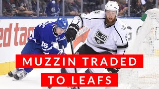 Jake muzzin traded to the toronto maple ...