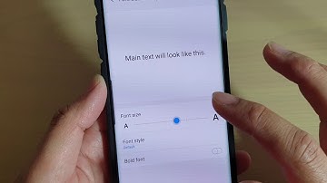 Galaxy S10 / S10+: How to Change System Font Size