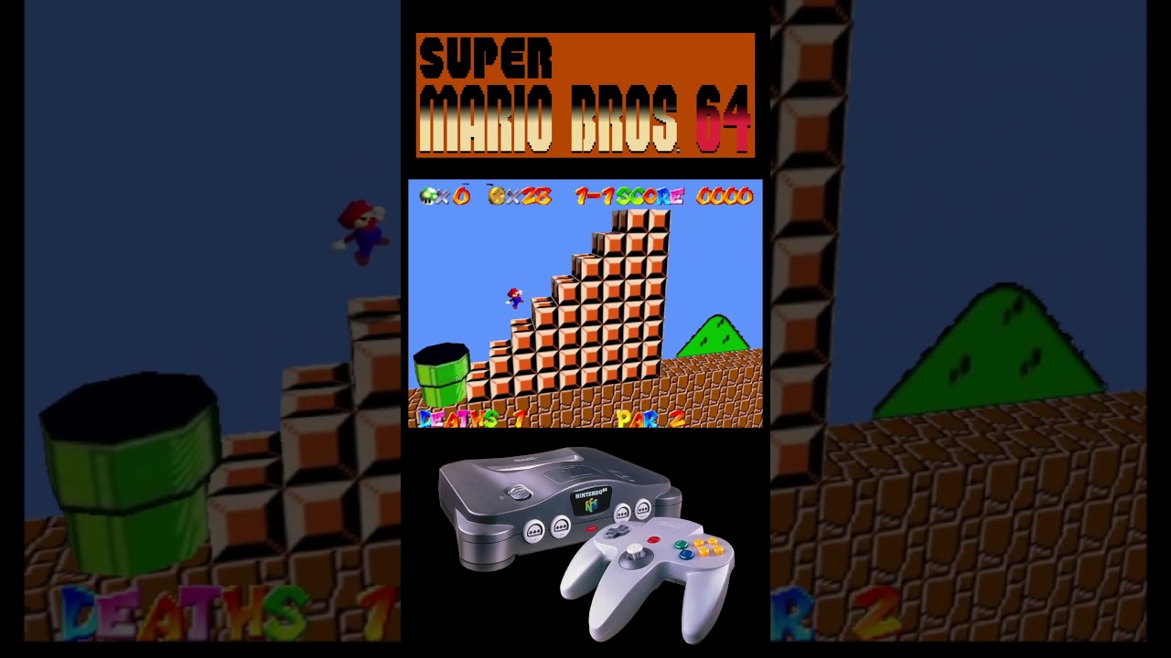 スーパーマリオブラザーズ NINTENDO 64 スーパーマリオブラザーズ64 - YouTube
