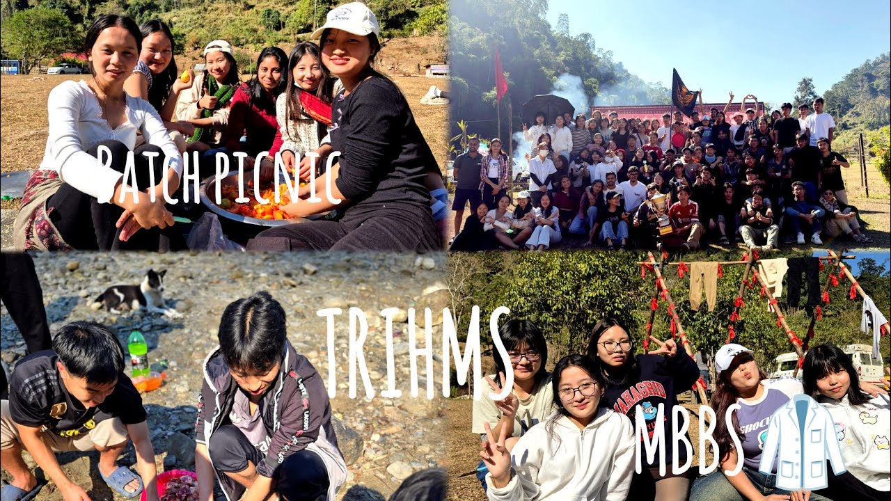 2nd Year MBBS🥼 Batch Picnic 🚞||MBBS Diaries|| TRIHMS||Arunachal Pradesh🌄