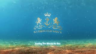Global Eco Navy Love Print on Earth Day