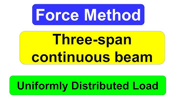 SA-3a Continuous beam analysis using force method
