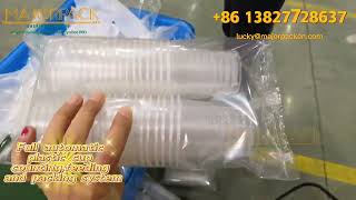 Full automatic Plastic cup feeding and packing machine Majorpack