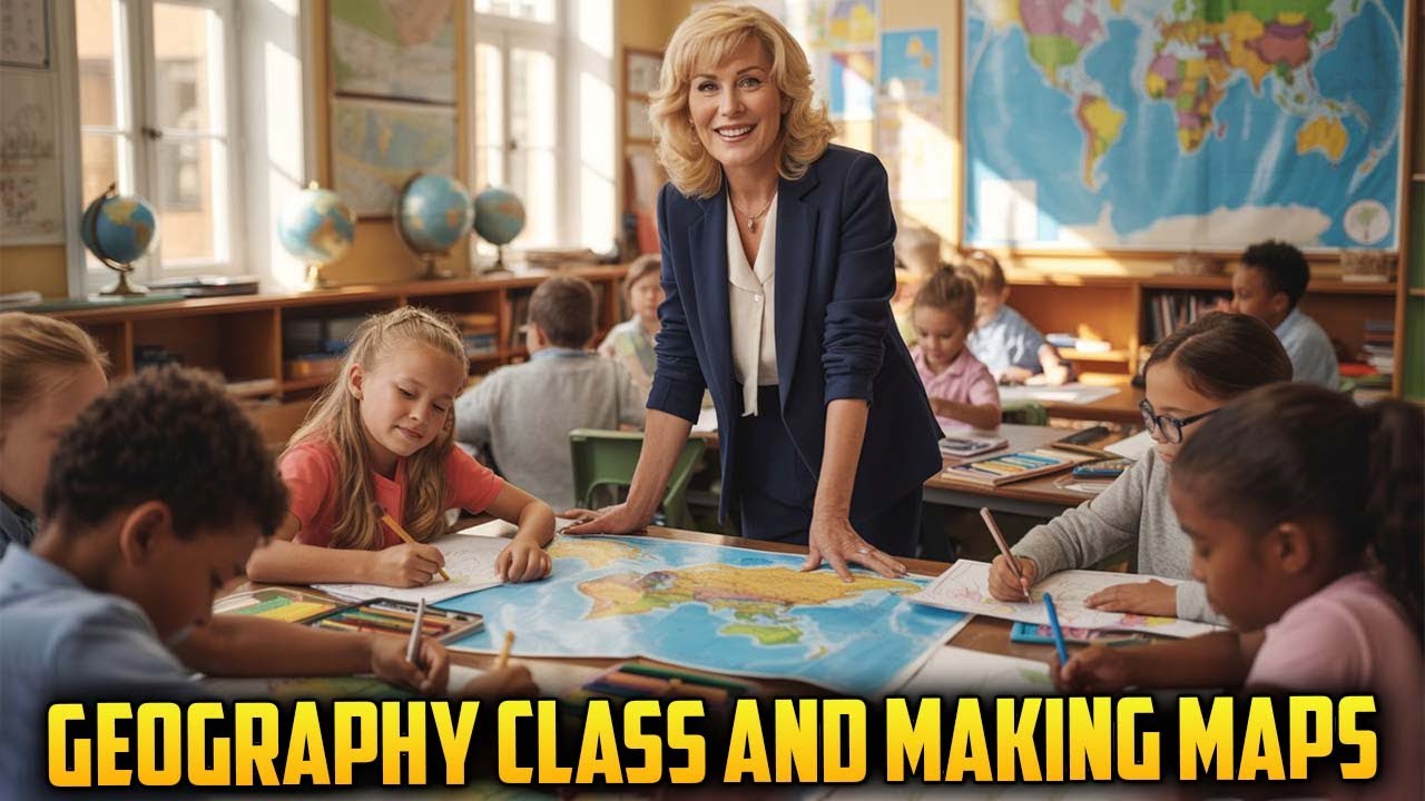 История моего проекта по созданию карты. Урок географии в средней школе.