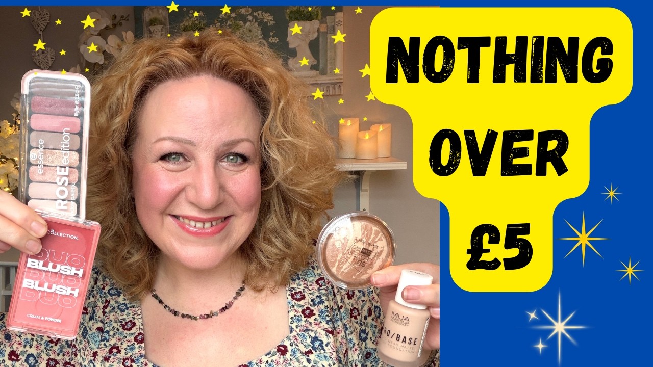 £5 MAKEUP CHALLENGE!  Full face GRWM, all good quality drugstore products under £5. 