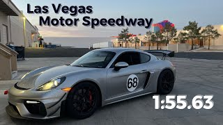 Las Vegas Motor Speedway Outside Road Course - Porsche 718 Cayman GT4 1:55.63